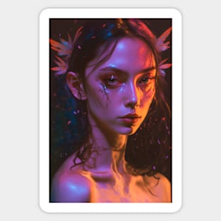 Beautiful portrait Sticker